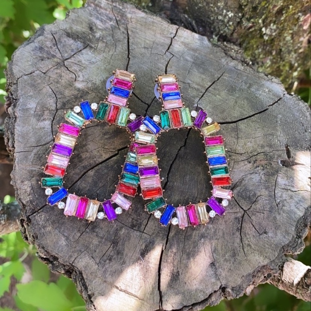 Rainbow earrings